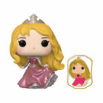 325 迪士尼 公主系列 睡美人 AURORA 歐若拉公主 鑽石閃光版 附徽章 金色 FUNKO限定