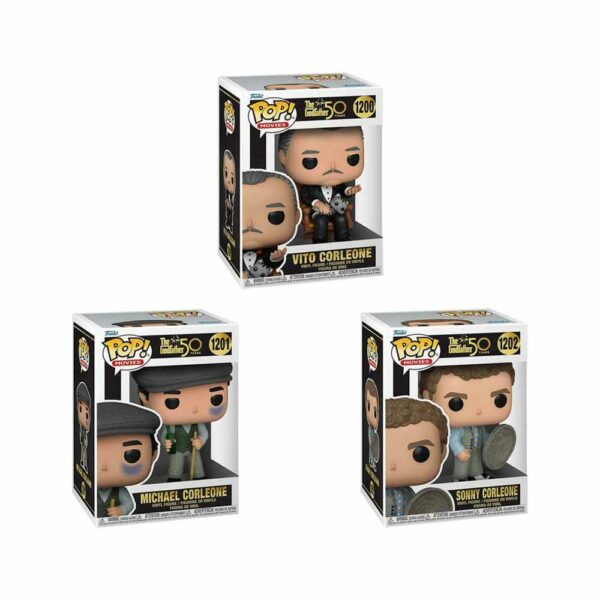 #1200 #1201 #1202 電影 教父 50週年 VITO CORLEONE/MICHAEL CORLEONE/SONNY CORLEONE 三款一組