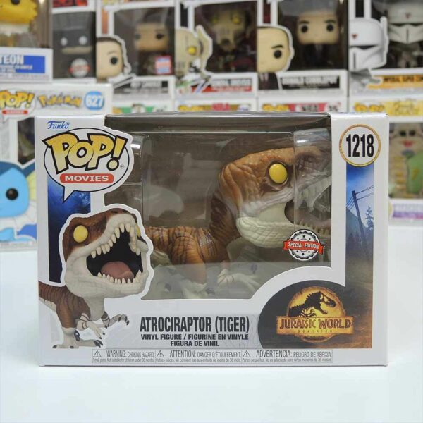 #1218 電影 侏儸紀世界3 統霸天下 Atrociraptor Tiger 虎紋野蠻盜龍