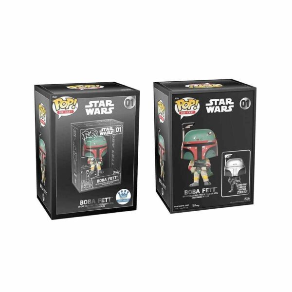 #1 星際大戰 波巴費特BOBA FETT  DIE-CAST  壓克力雷雕展示 合金公仔