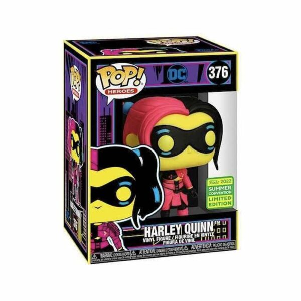 #376  DC  小丑女 故宮武士 黑光版HARLEY QUINN 2022 SDCC限定