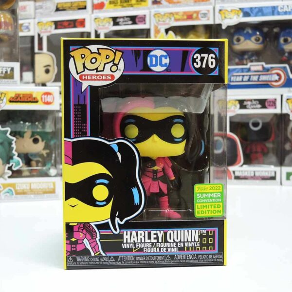 #376  DC  小丑女 故宮武士 黑光版HARLEY QUINN 2022 SDCC限定