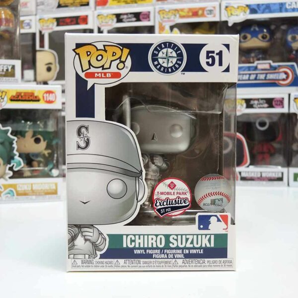 #51	運動 棒球 鈴木一朗ICHIRO SUZUKI  水手球場 51隻限定 銀棒獎