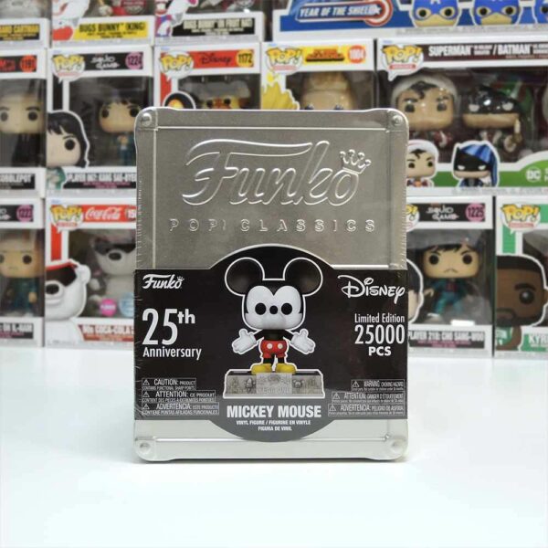 迪士尼 FUNKO25週年紀念 米奇 鐵盒特裝版