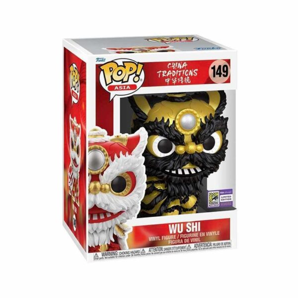 #149 舞獅WU SHI  六吋  黑色限定版 2023 SDCC 展貼