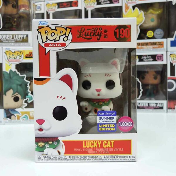 #190 招財貓  幸運貓LUCKY CAT 植絨版 2023SDCC
