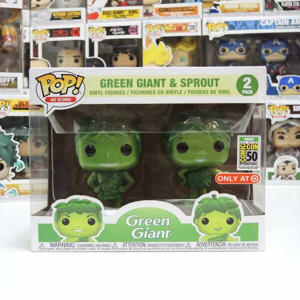 #2PK  AD 綠巨人玉米粒 GREEN GIANT & SPROUT  TA限定  SDCC展貼