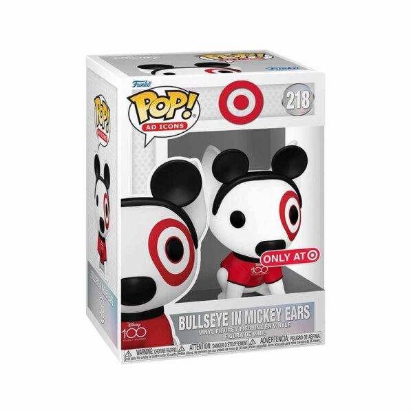 #218 AD ICONS 雙紅圈狗 扮米奇 迪士尼100週年 TARGET限定 BULLSEYE IN MICKEY EARS