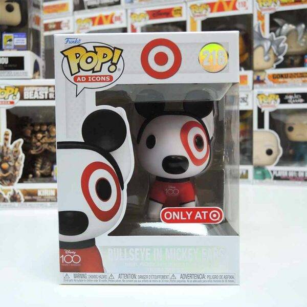 #218 AD ICONS 雙紅圈狗 扮米奇 迪士尼100週年 TARGET限定 BULLSEYE IN MICKEY EARS