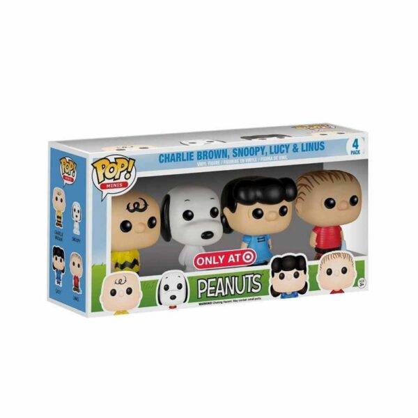 #4PK 動畫 史奴比 好朋友  TARGET限定 查理布朗/史努比/露西/奈勒斯 CHARLIE BROWN, SNOOPY,LUCY& LINUS