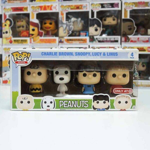 #4PK 動畫 史奴比 好朋友  TARGET限定 查理布朗/史努比/露西/奈勒斯 CHARLIE BROWN, SNOOPY,LUCY& LINUS