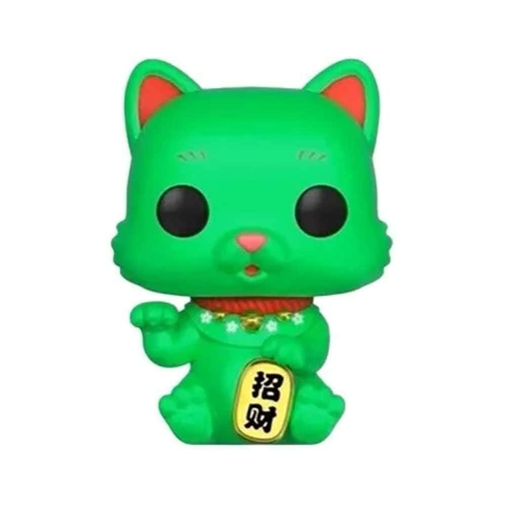 190 天貓雙11 亞洲 幸運 招財貓 螢光綠